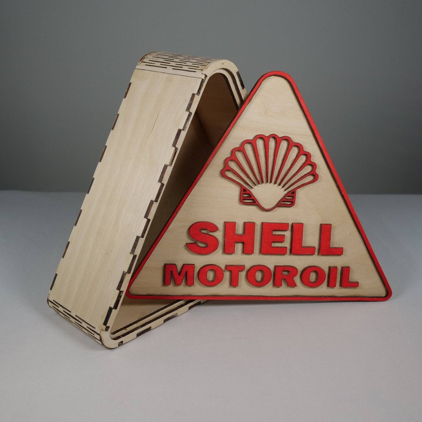 Shell Oil Box - Flatpack Model Kit by Curious Rabbit ®