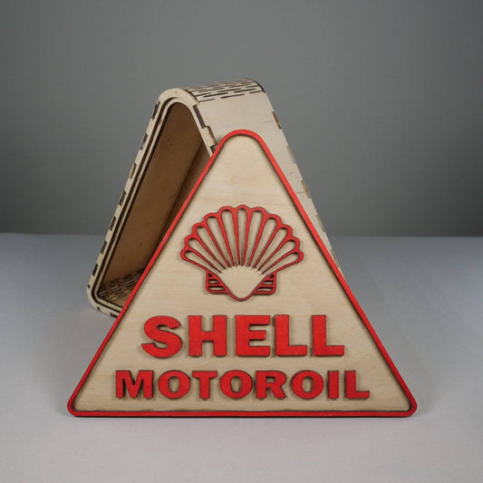 Shell Oil Box - Flatpack Model Kit by Curious Rabbit ®