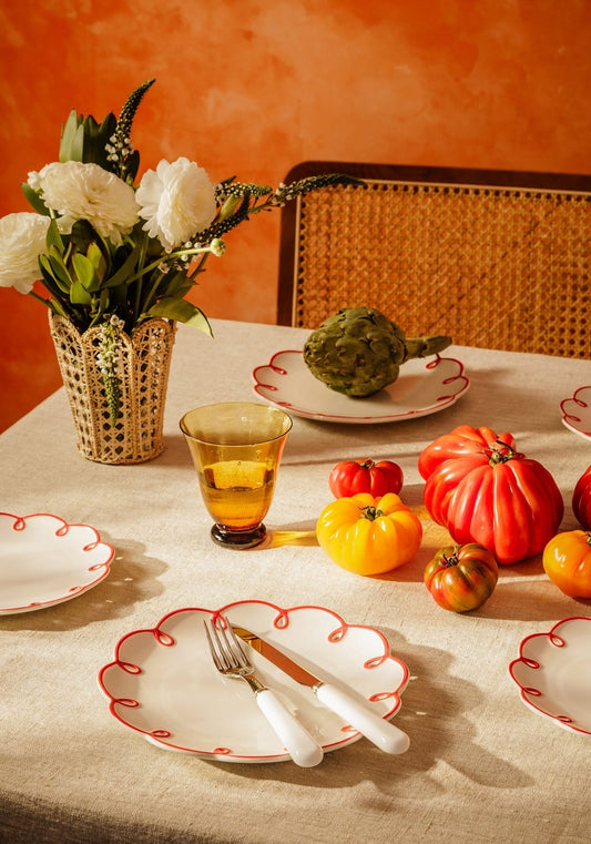 4- Pieces Pop Unis White Cutlery Set