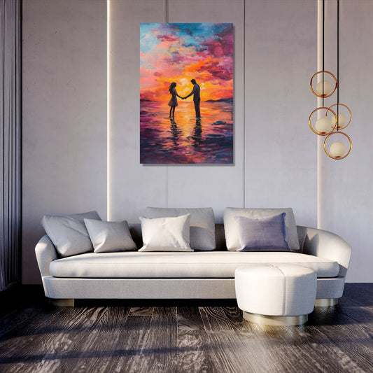 Sunset Silhouette Canvas