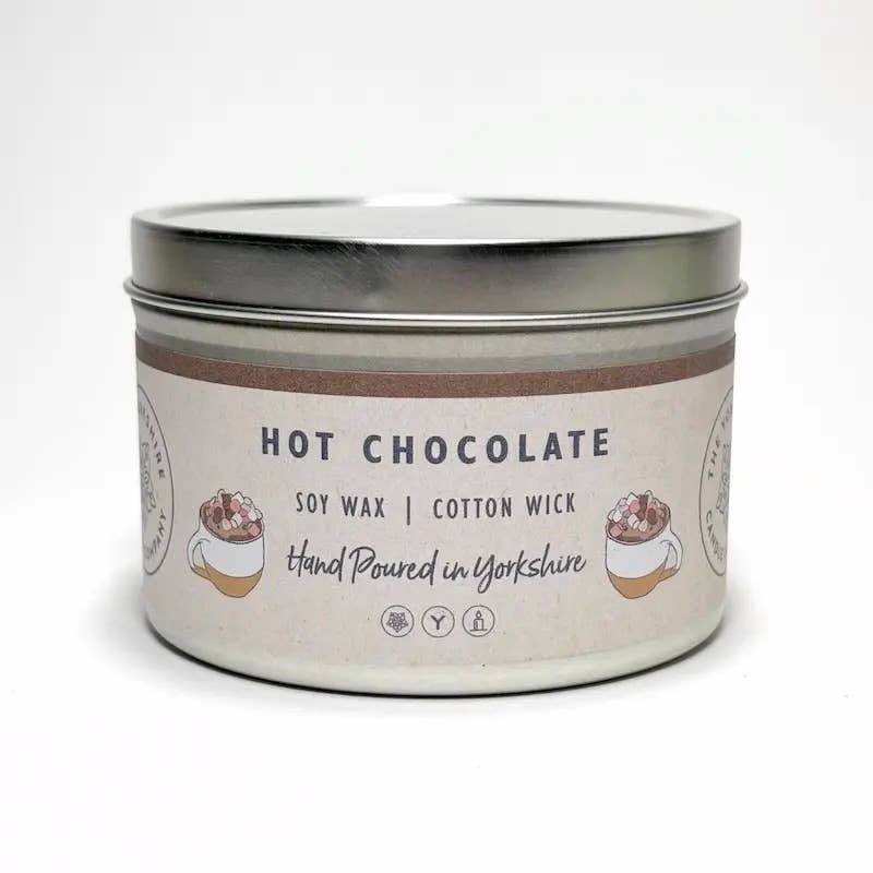 Hot Chocolate, Scented Large Tin Candle