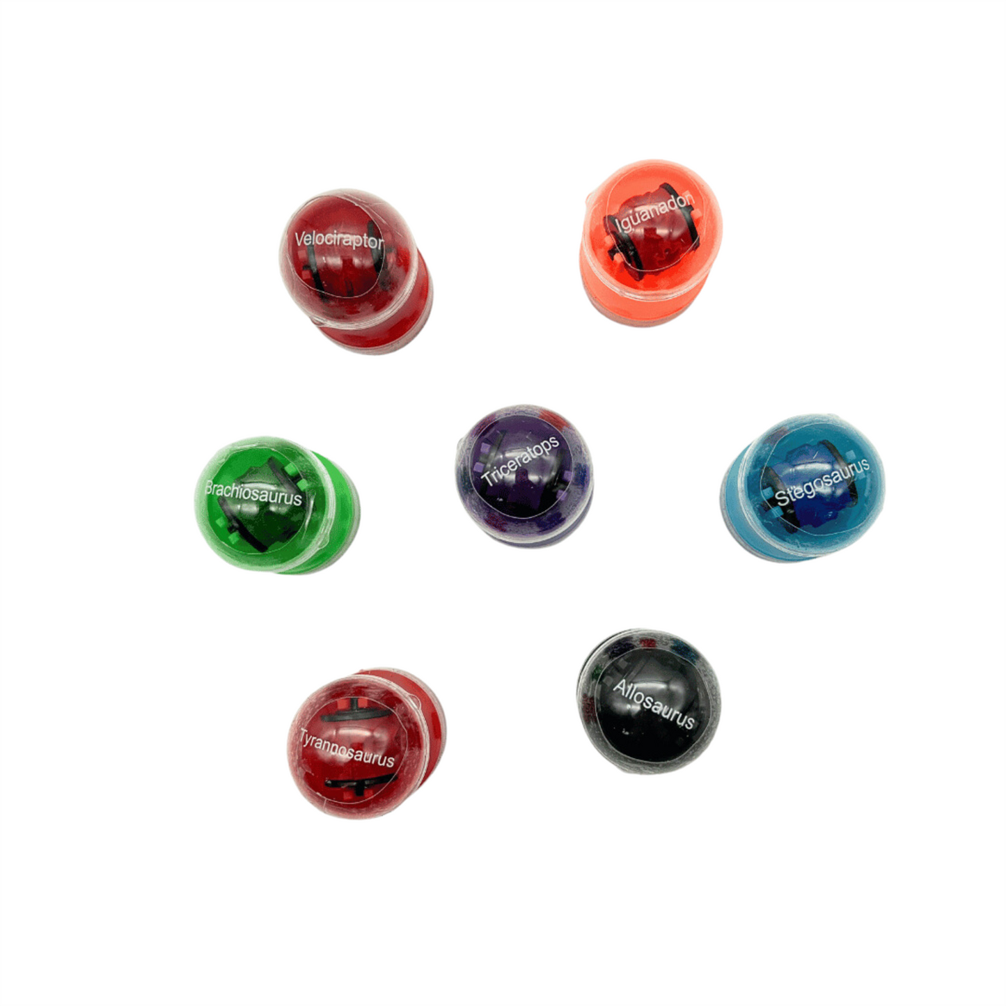 Double Sided Self Inking Dinosaur Stamper with Roller (single)