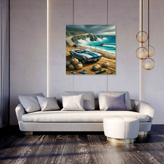 Coastal Heist Getaway Canvas