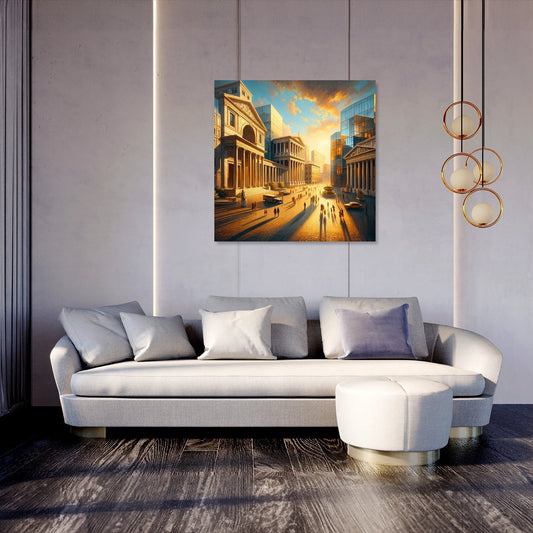 Harmonic Piazza Glow Canvas