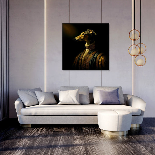 Royal Greyhound Reverie Canvas