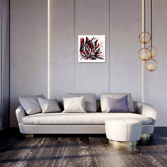 Rhythmic Jazz Geometry Canvas