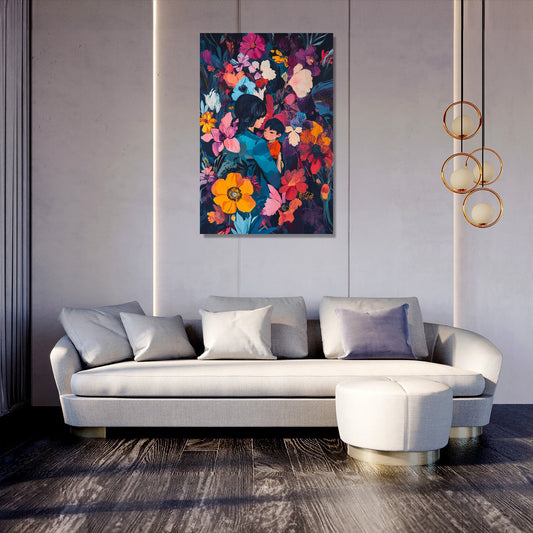 Floral Embrace Canvas