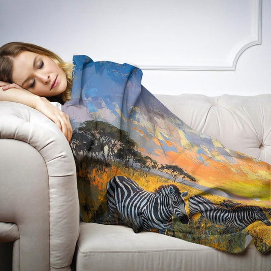 Sunset Stripes Blanket