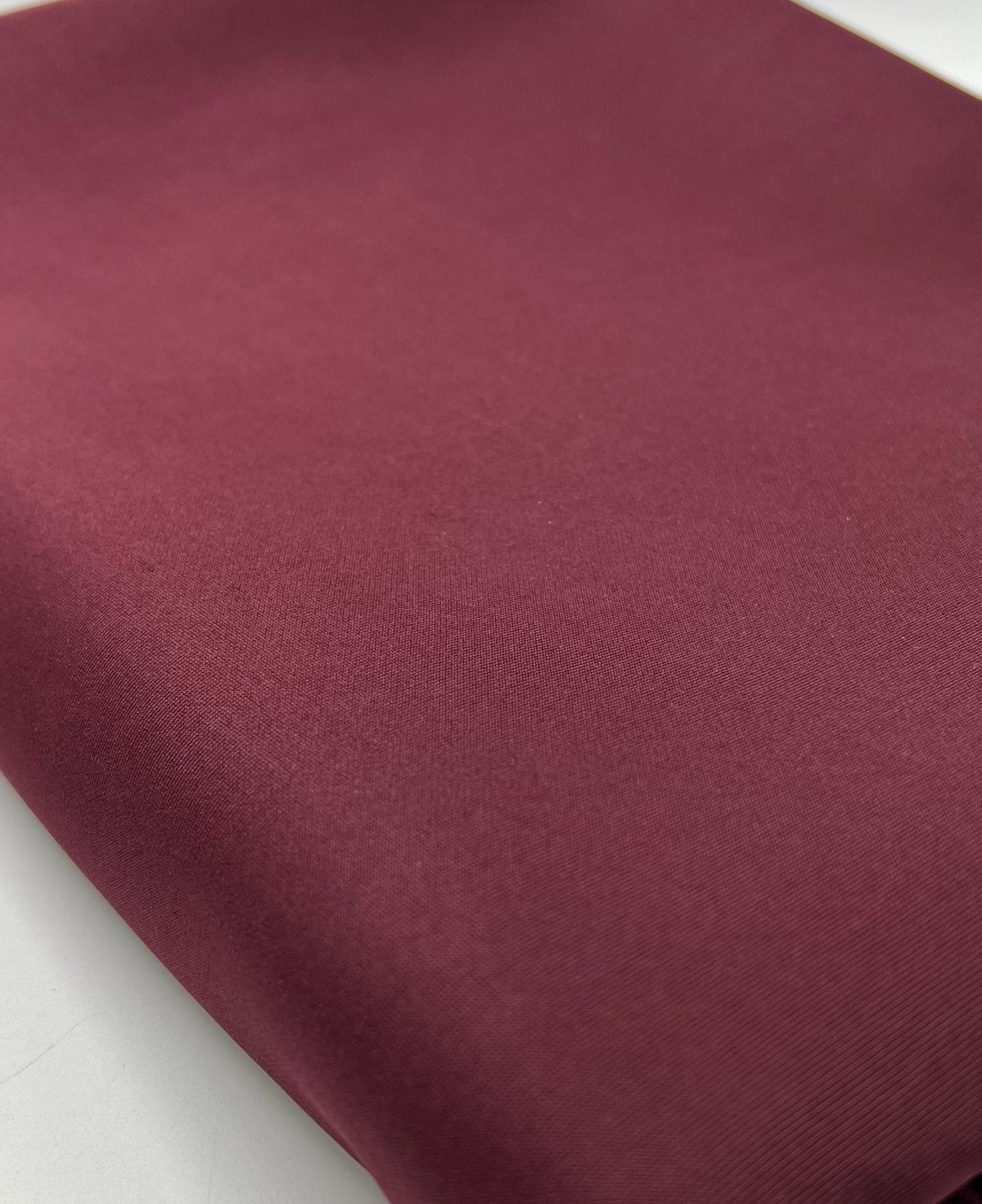 Burgundy Plain Scuba 2 Way Stretch Smooth Jersey Fabric
