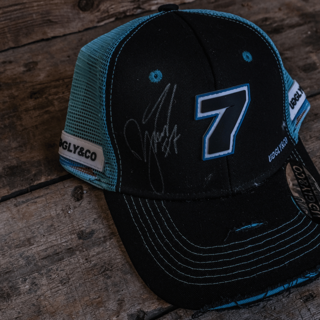 Official Davey Todd Merchandise Trucker Hat - Black & Blue