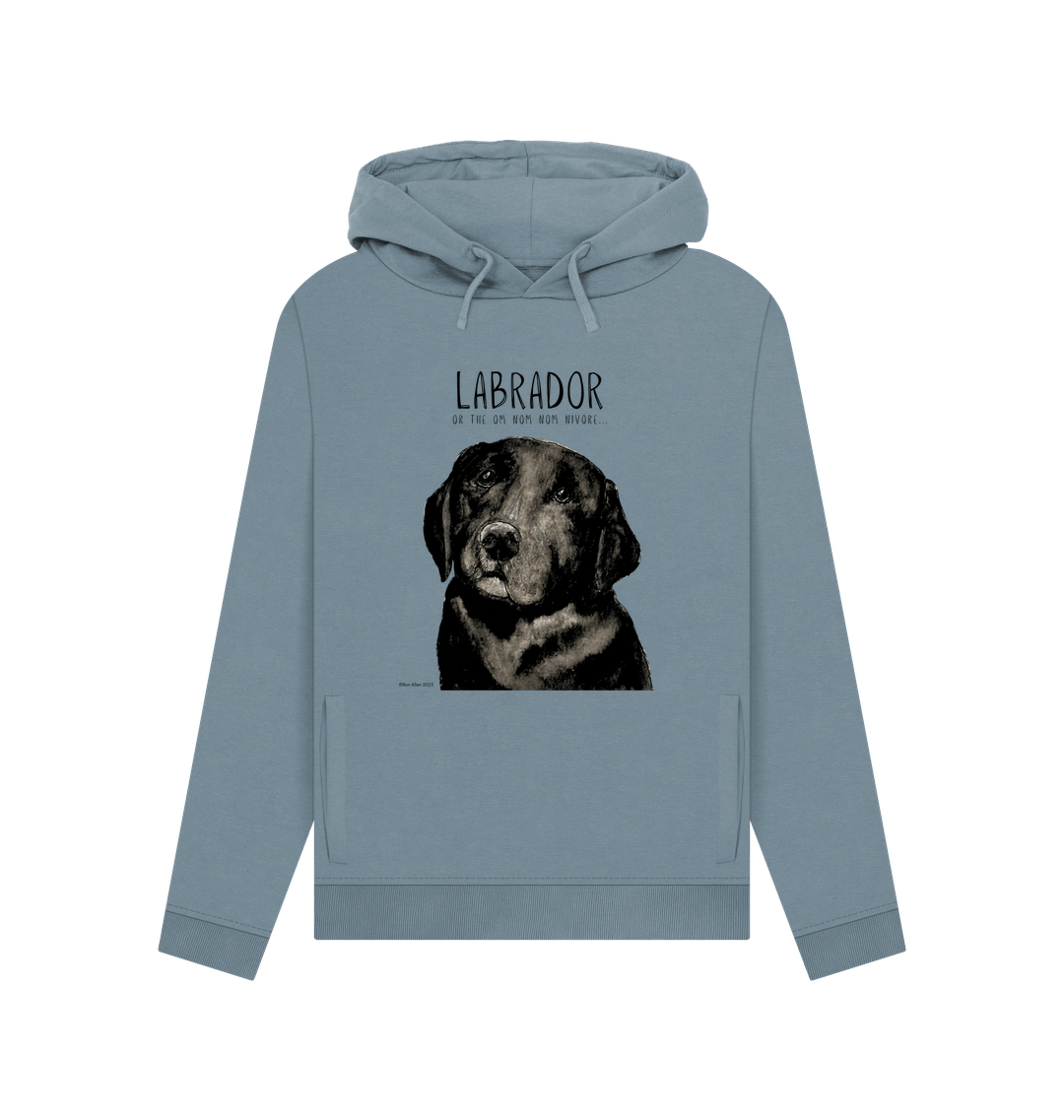 Powered by Snacks: The Black Labrador Hoodie