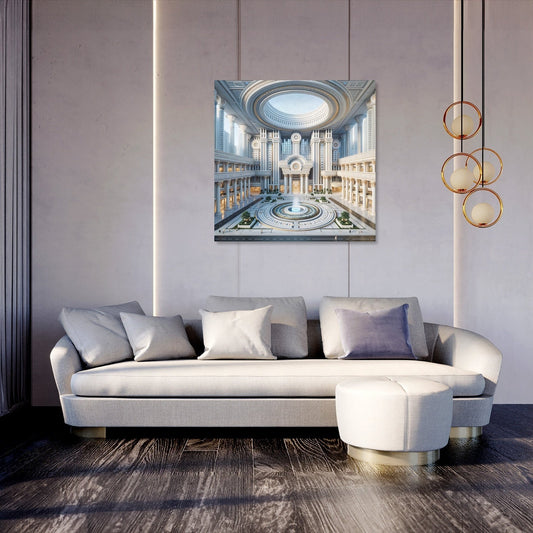 Neo-Future Elegance Canvas