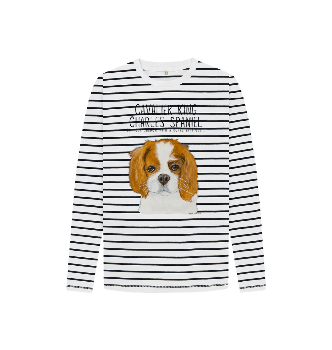 Paws, Stripes & Royal Vibes: Eco Breton Tee for Your Mini Monarch