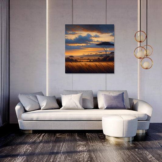 Twilight Savannah Canvas