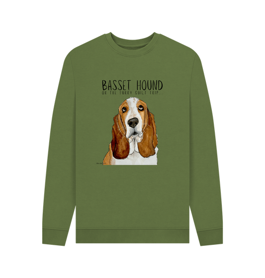 Basset Hound Crew Neck Sweatshirt: The Ultimate Furry Guilt Trip