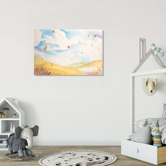 Kites in the Wind Canvas