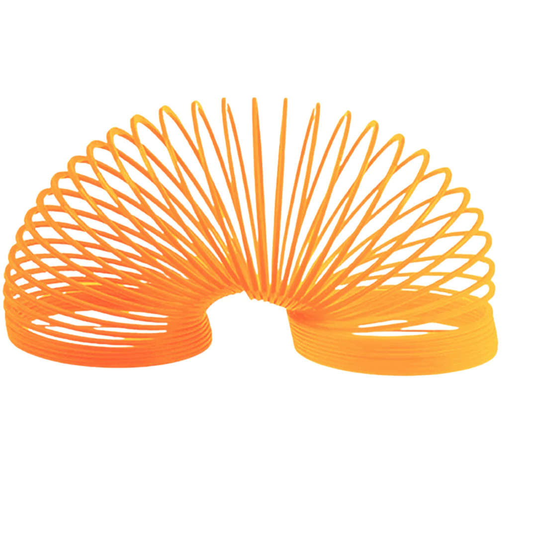 Traditional Plastic Slinky Toy in Assorted Colours