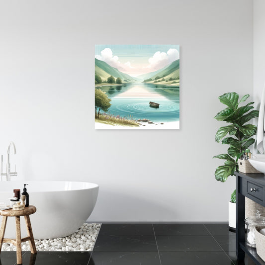 Tranquil Waterscape Canvas