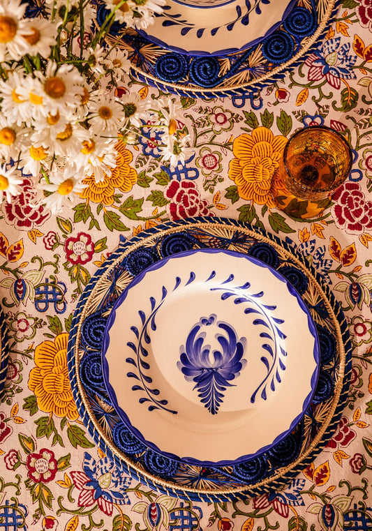 Pandora Dinner Plate, Cobalt Blue Set of 4