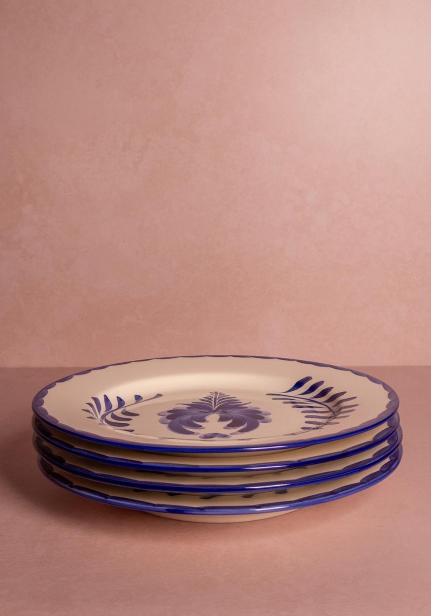 Pandora Dinner Plate, Cobalt Blue Set of 4