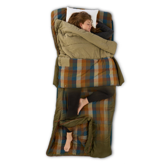 Kelty Wayback 20°F (-7°C) Synthetic Sleeping Bag - One Size - Burnt Olive