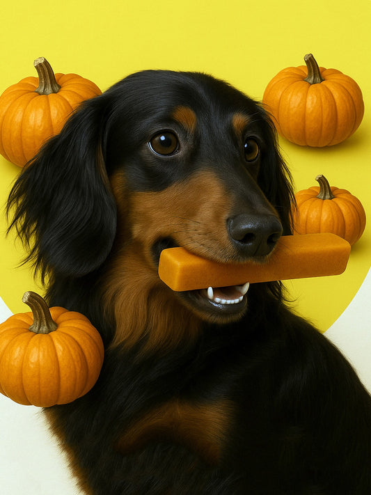 Floppy Ear Pumpkin Yak Dog Chew