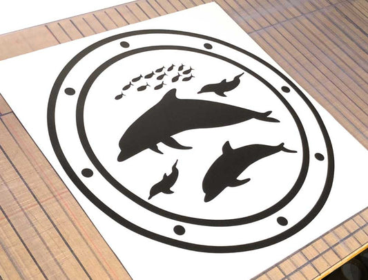 Porthole Wall Sticker | Bathroom Wall Art