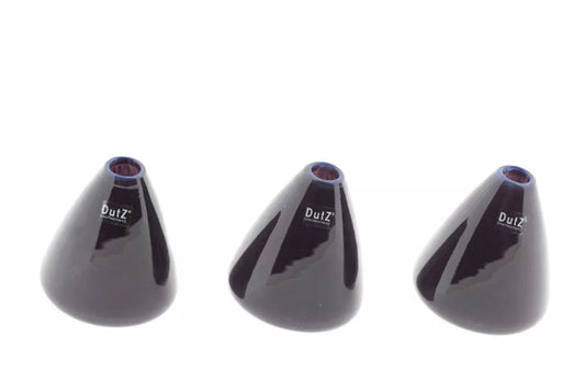 TUMBLING VASE - H12 D10 cm - PLUM