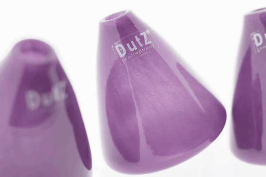 TUMBLING VASE - H12 D10 cm - VIOLET
