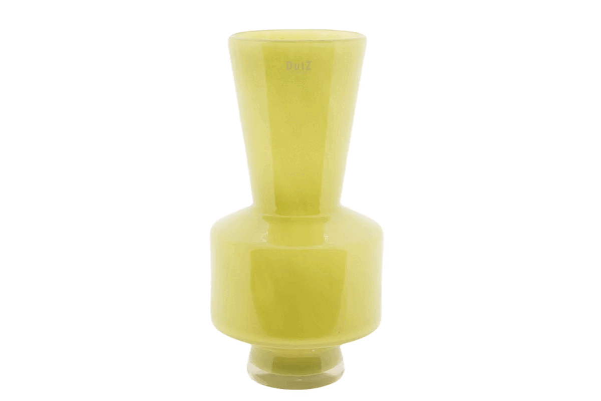 Vase Shani - Ochre Yellow