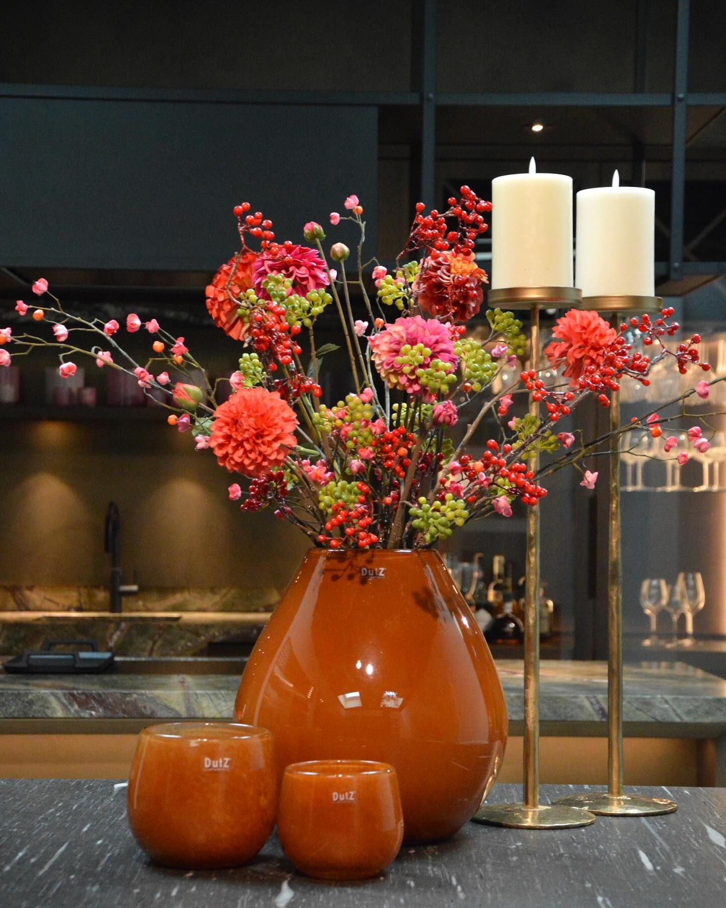 Vase DRUBA - RUSTED BROWN by DutZ