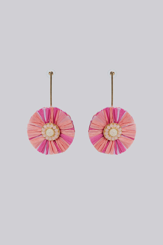 Louche Ernest Round Tassel Pendant Earrings