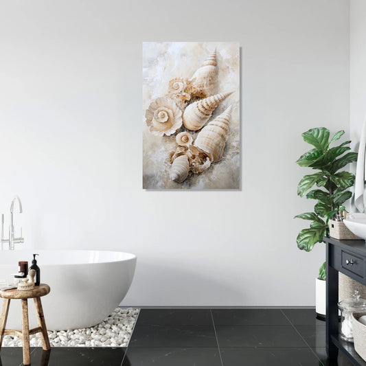 Shell Spiral Elegance Canvas
