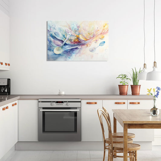 Surreal Utensil Dream Canvas