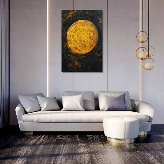 Spiralling Glow Canvas