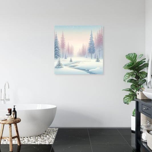 Winter Forest Tranquility Canvas