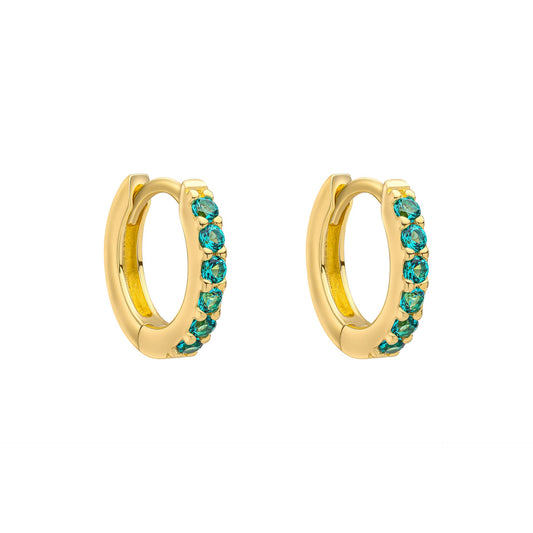 Beginnings Crystal Hoop Earrings