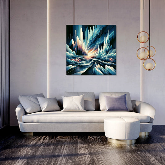 Frozen Waters Canvas
