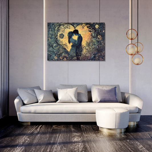 Lovers' Harmony Canvas
