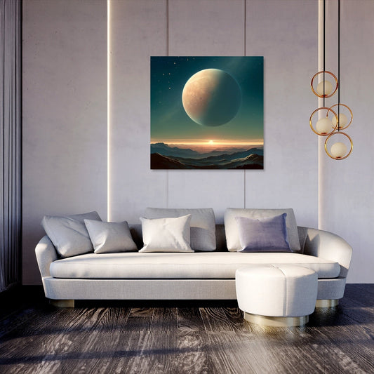 Celestial Horizons Canvas