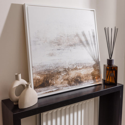 Echoes Square Framed Printed Canvas