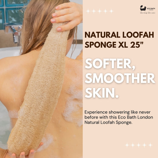 Home Grown Natural Loofah Sponge - Grown Without Pesticides, 4 Sizes
