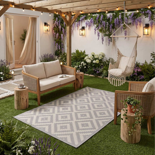 Ecology Outdoor Rug Grey | 100g
