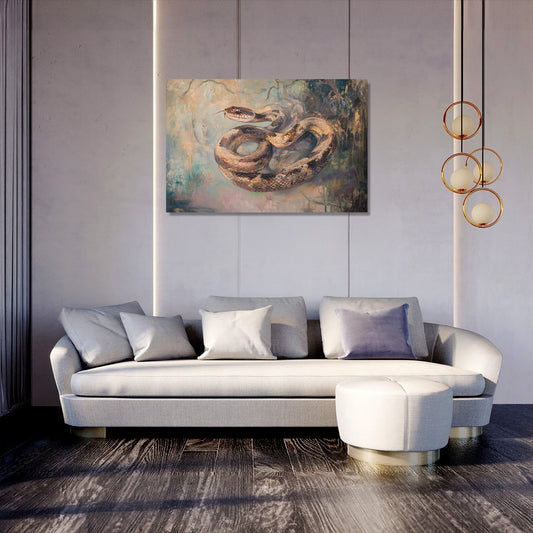 Serpentine Elegance Canvas