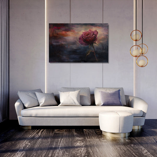 Twilight Rose Canvas