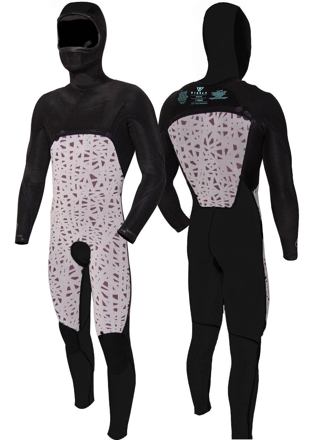 Vissla 7 Seas 5-4-3 full hooded chest zip