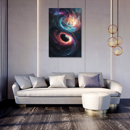 Cosmic Vortex Canvas