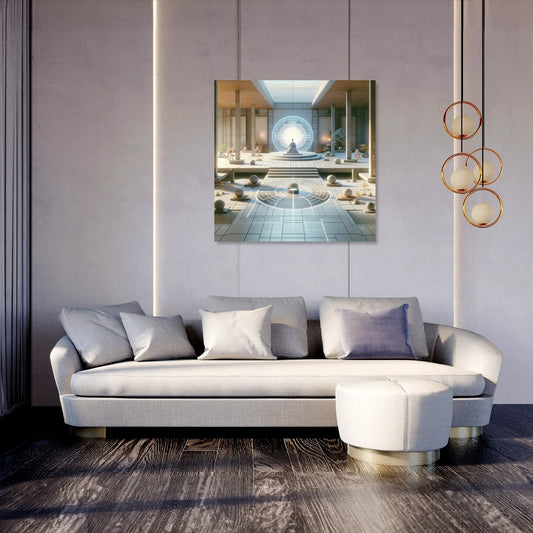 Serene Digital Zen Canvas