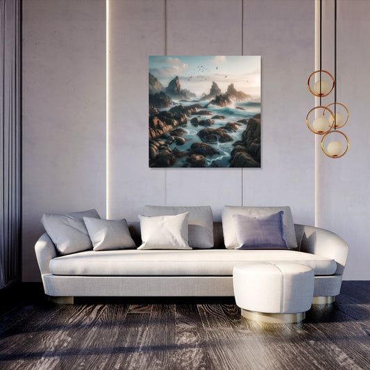 Morning Coastline Canvas