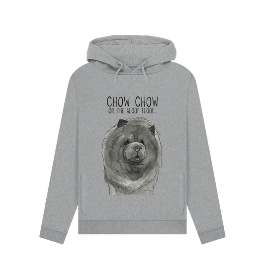 Cozy Up in the Blue Chow Chow Women's Hoodie – Featuring The Aloof Floof!
